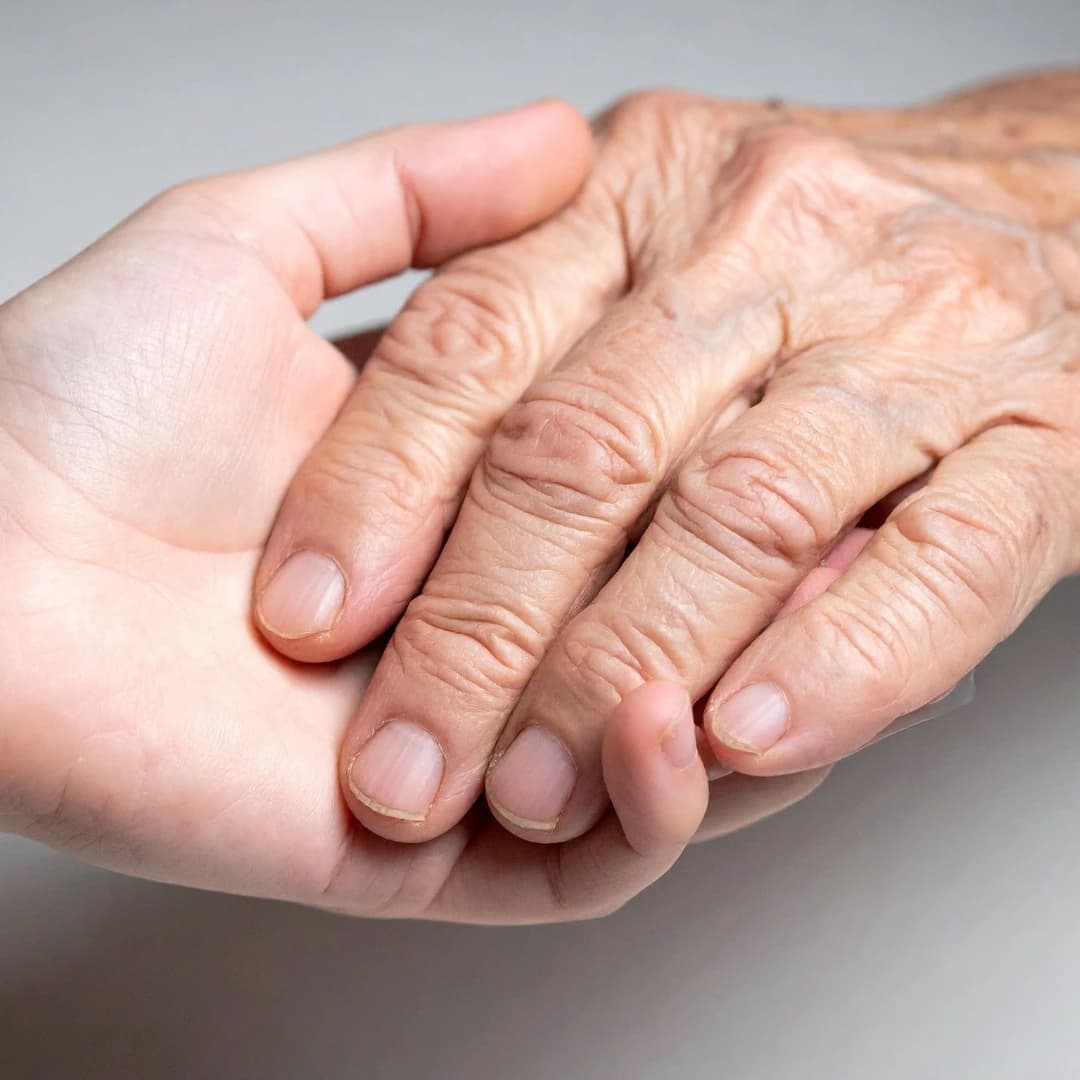 Massage seniors - mains bienveillantes